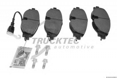 TRUCKTEC AUTOMOTIVE 0735257 -  Комплект тормозных колодок, дисковый тормоз